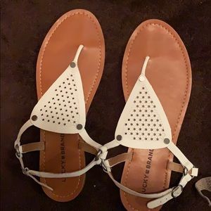 Lucky Brand sandals.